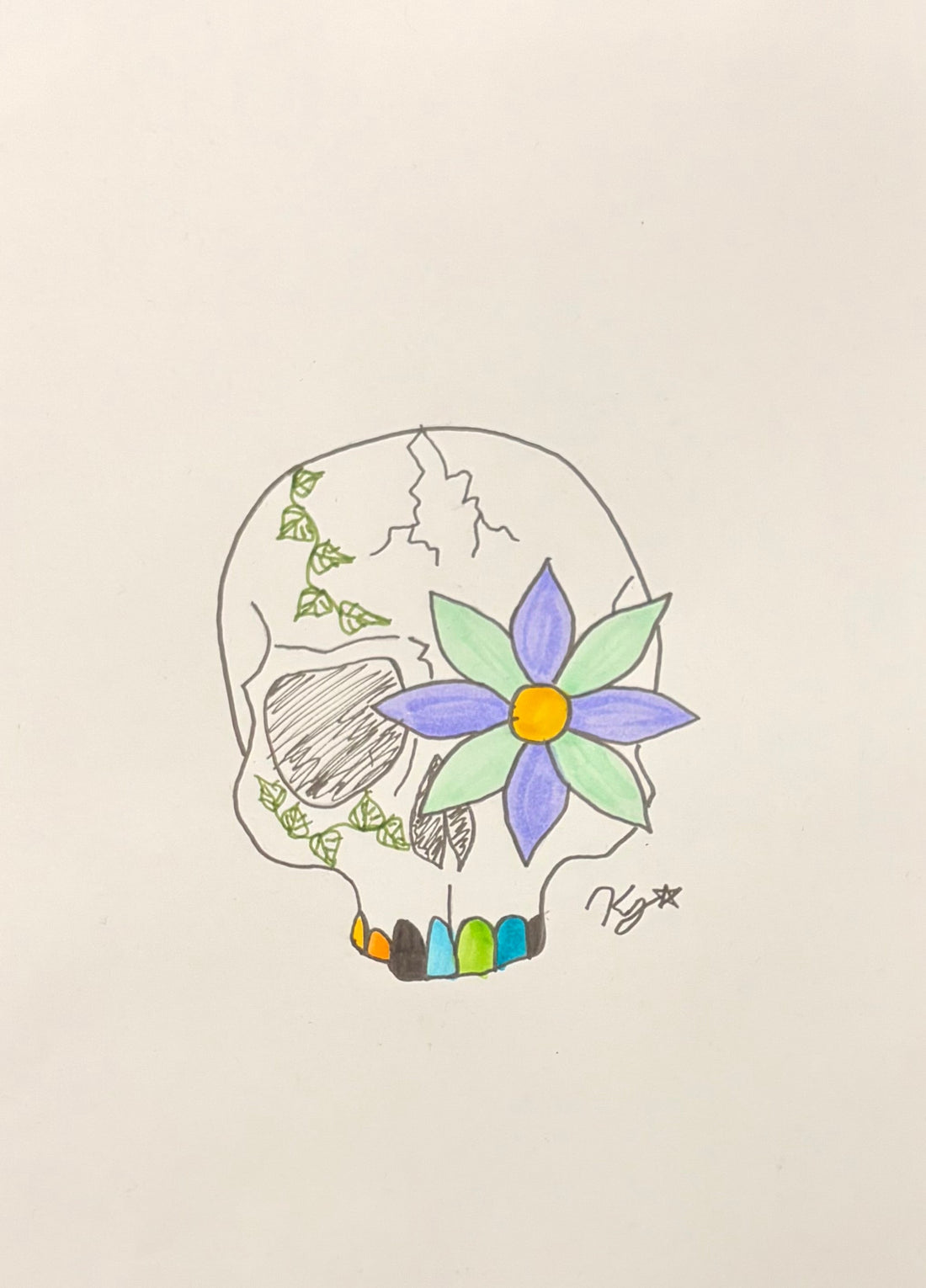 Flower Skully