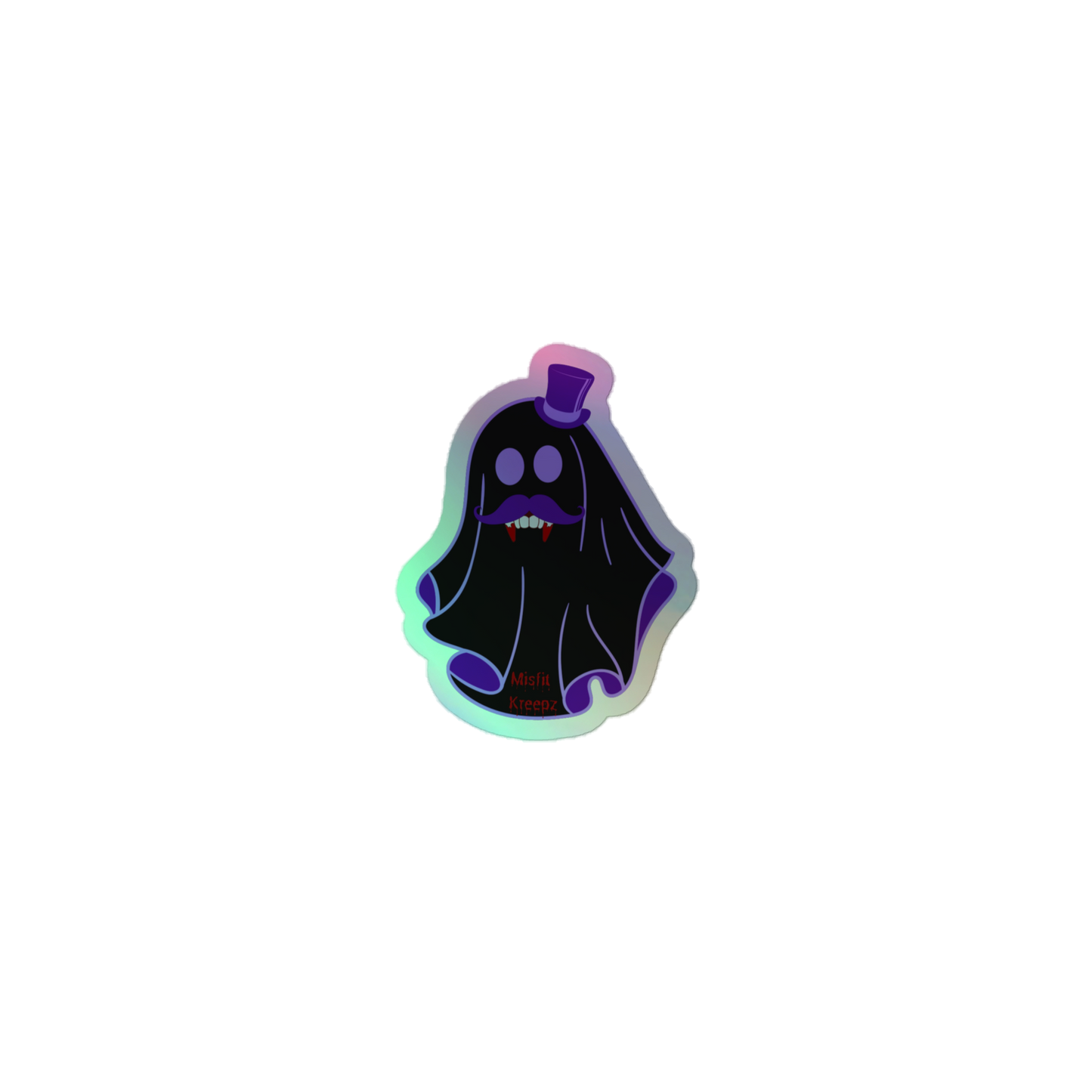 Vamp Ghost Holographic Sticker