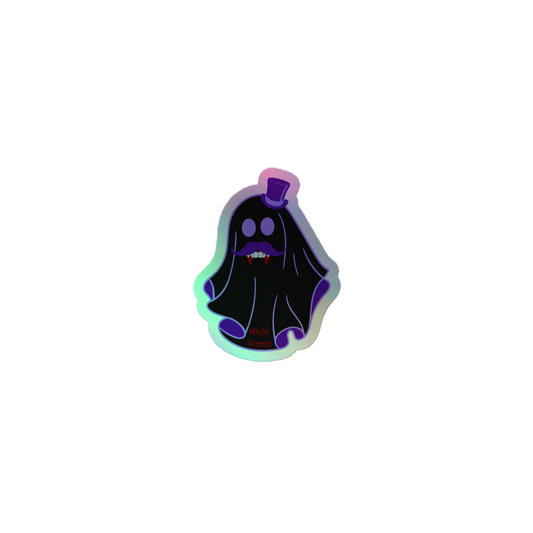 Vamp Ghost Holographic Sticker