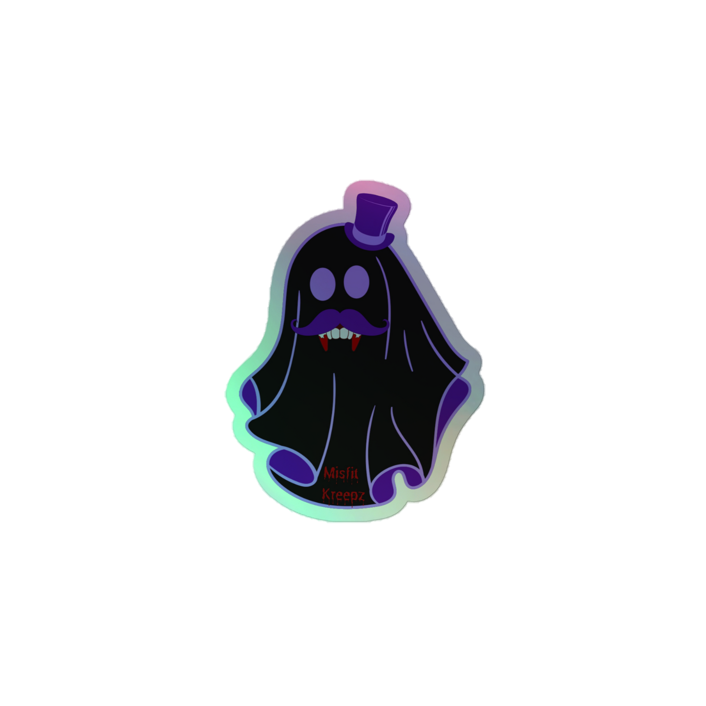 Vamp Ghost Holographic Sticker