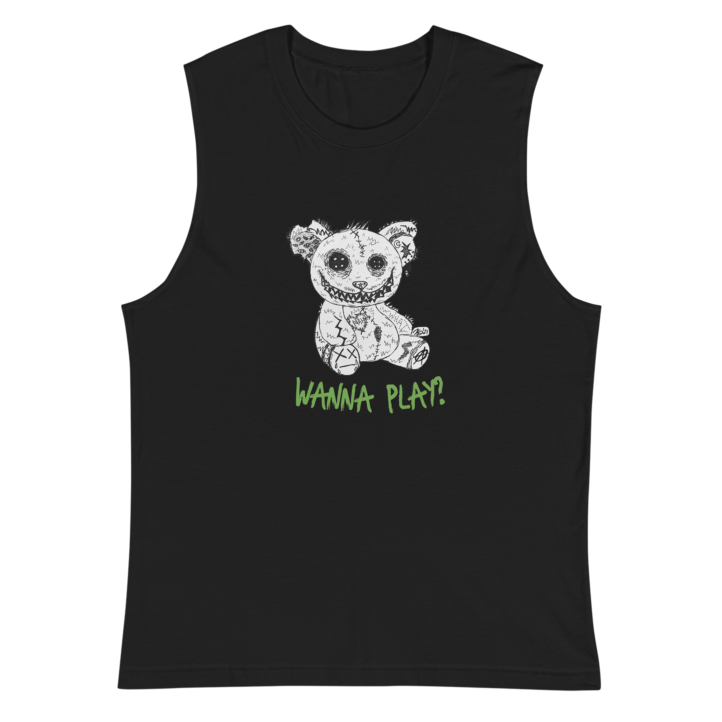 Playtime Teddy Muscle Tank