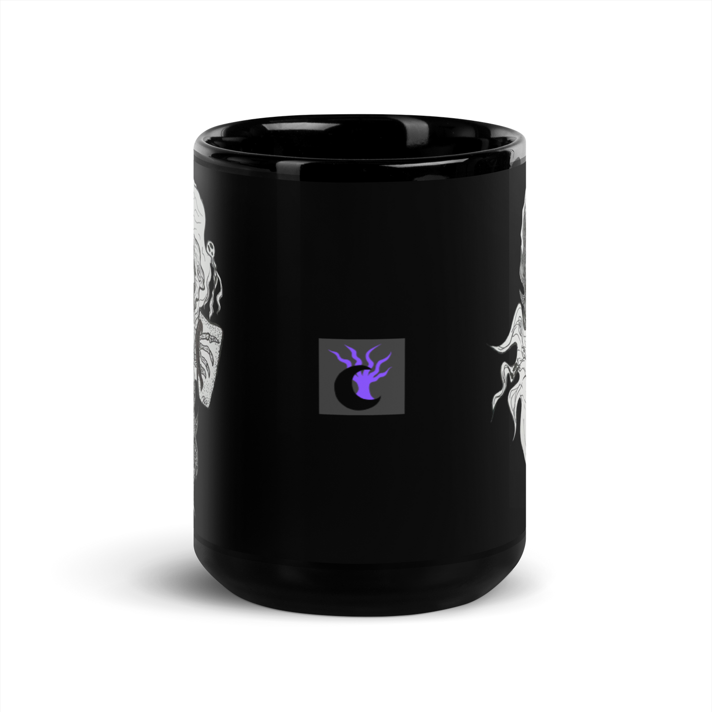 Coffee Reaper Black Mug