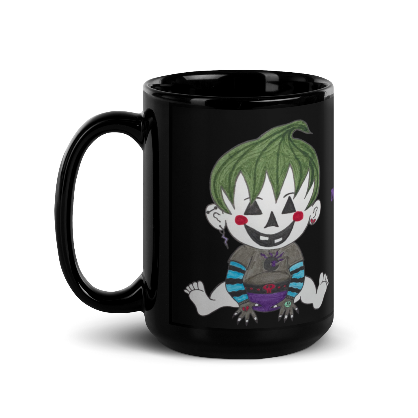 Emo Baby Black Mug