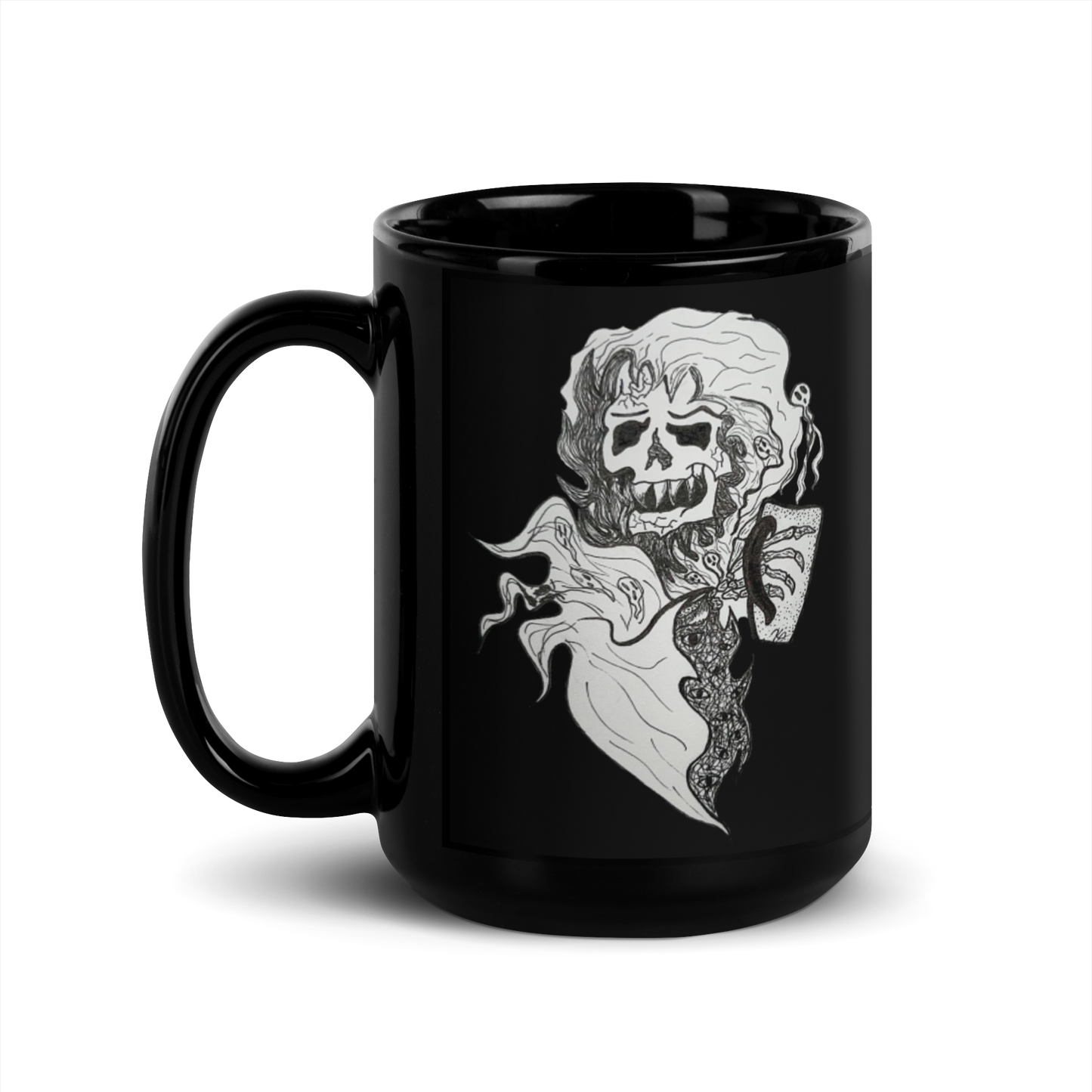 Coffee Reaper Black Mug