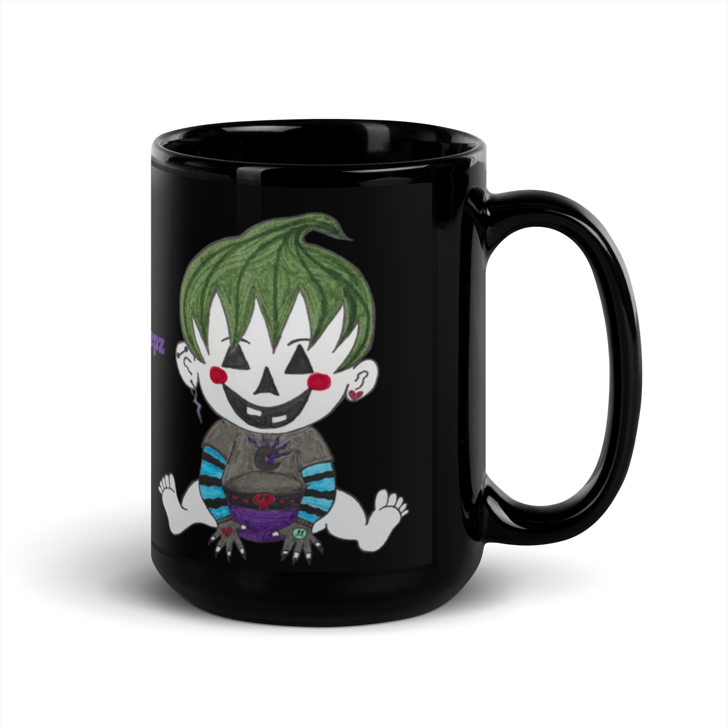 Emo Baby Black Mug