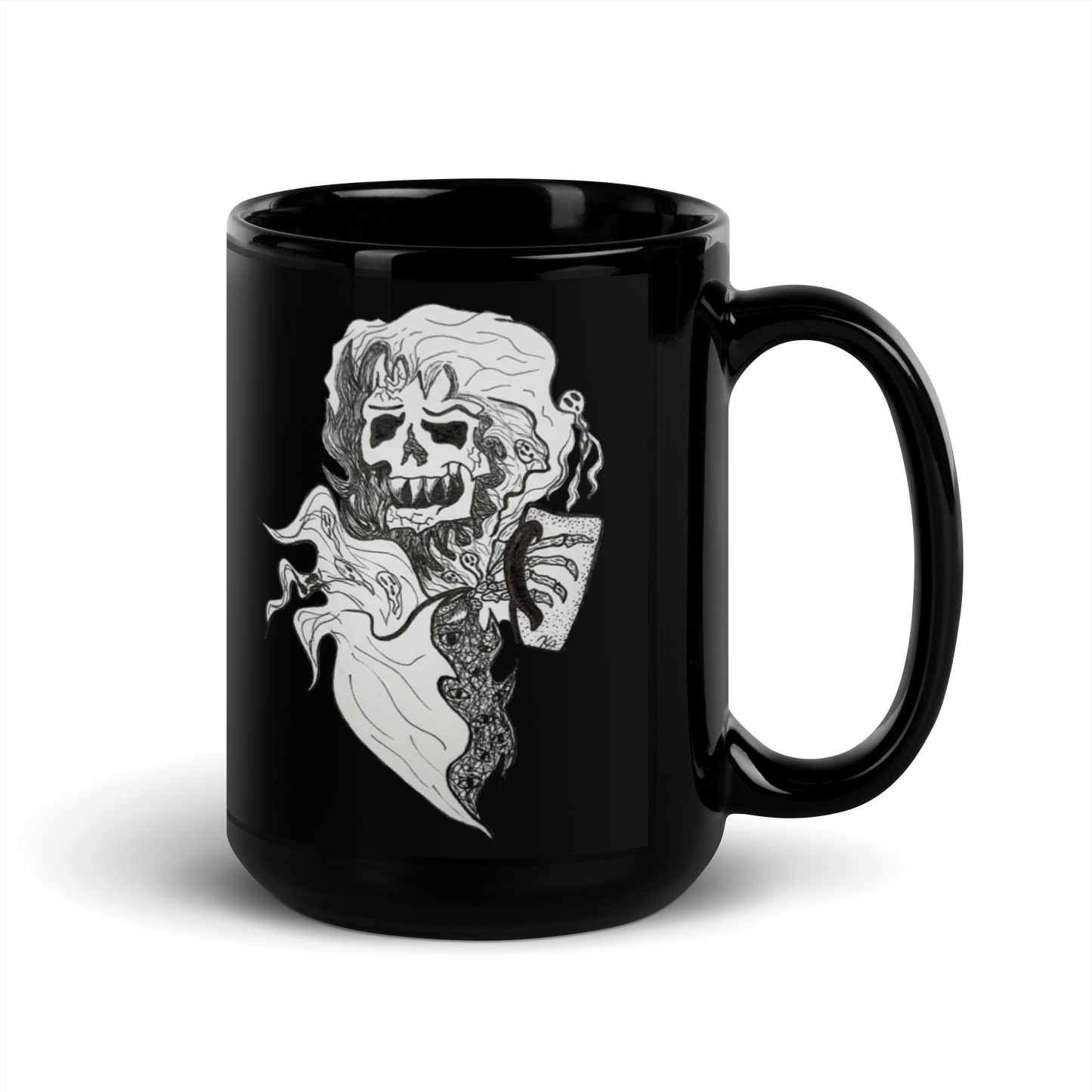 Coffee Reaper Black Mug