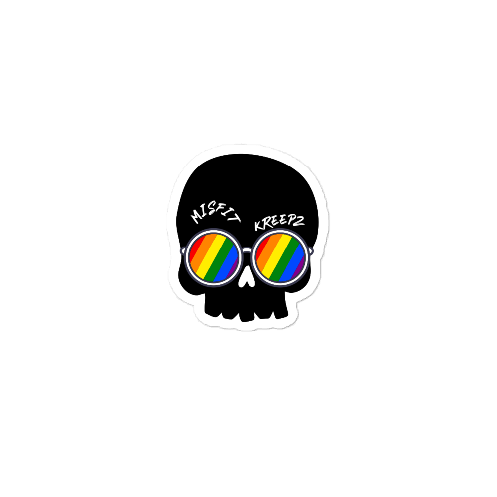 Skull guy sticker