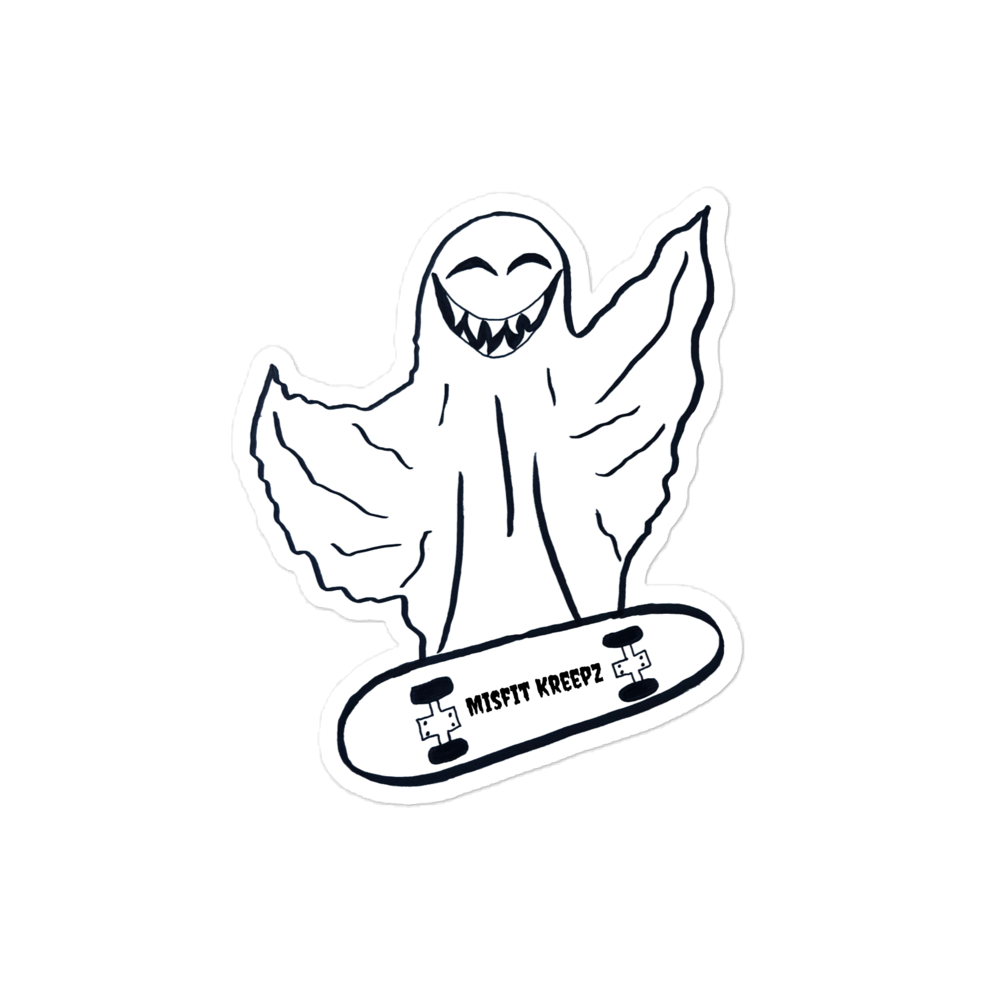 Shreddin Ghost Sticker