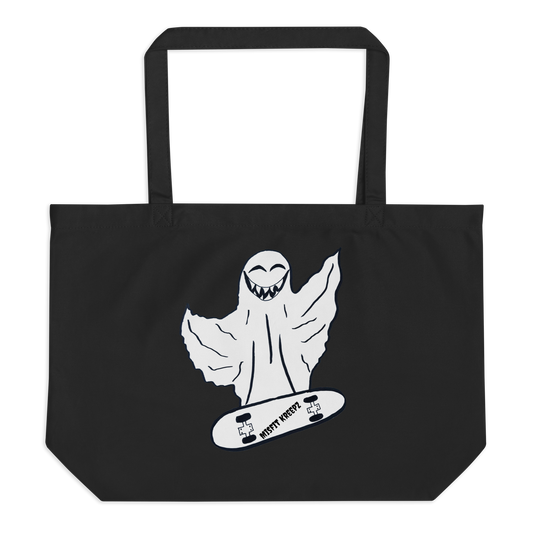 Ghost Large organic tote bag