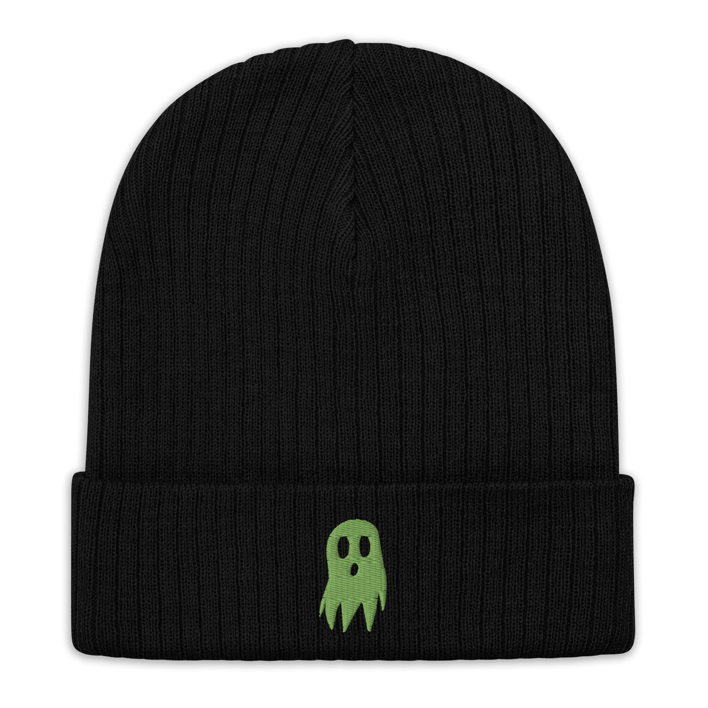 Green Ghostie Beanie