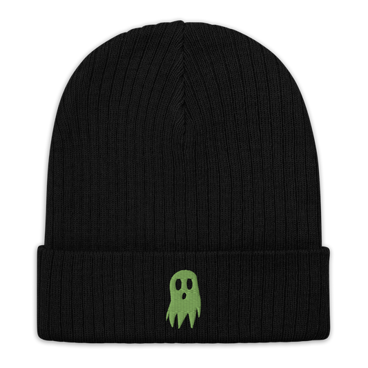 Green Ghostie Beanie