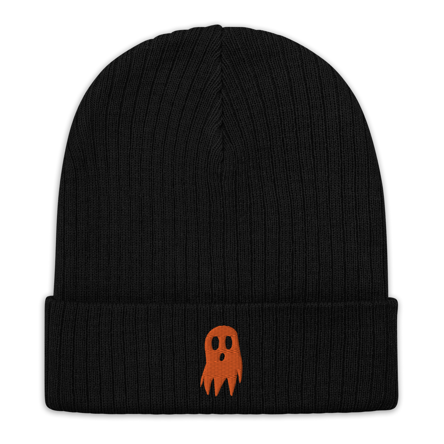 Orange Ghostie Beanie