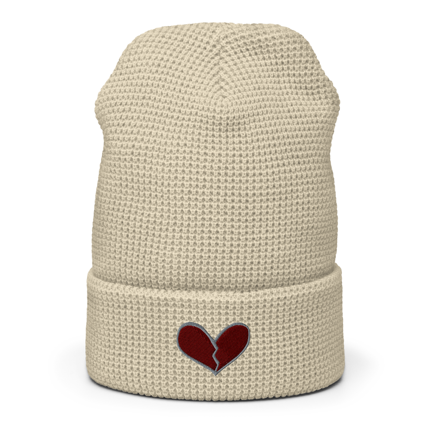 Emo Heart Waffle Beanie