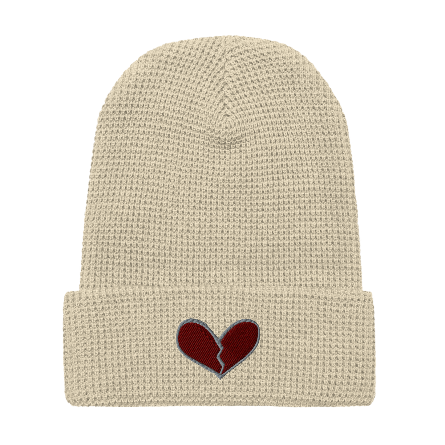 Emo Heart Waffle Beanie