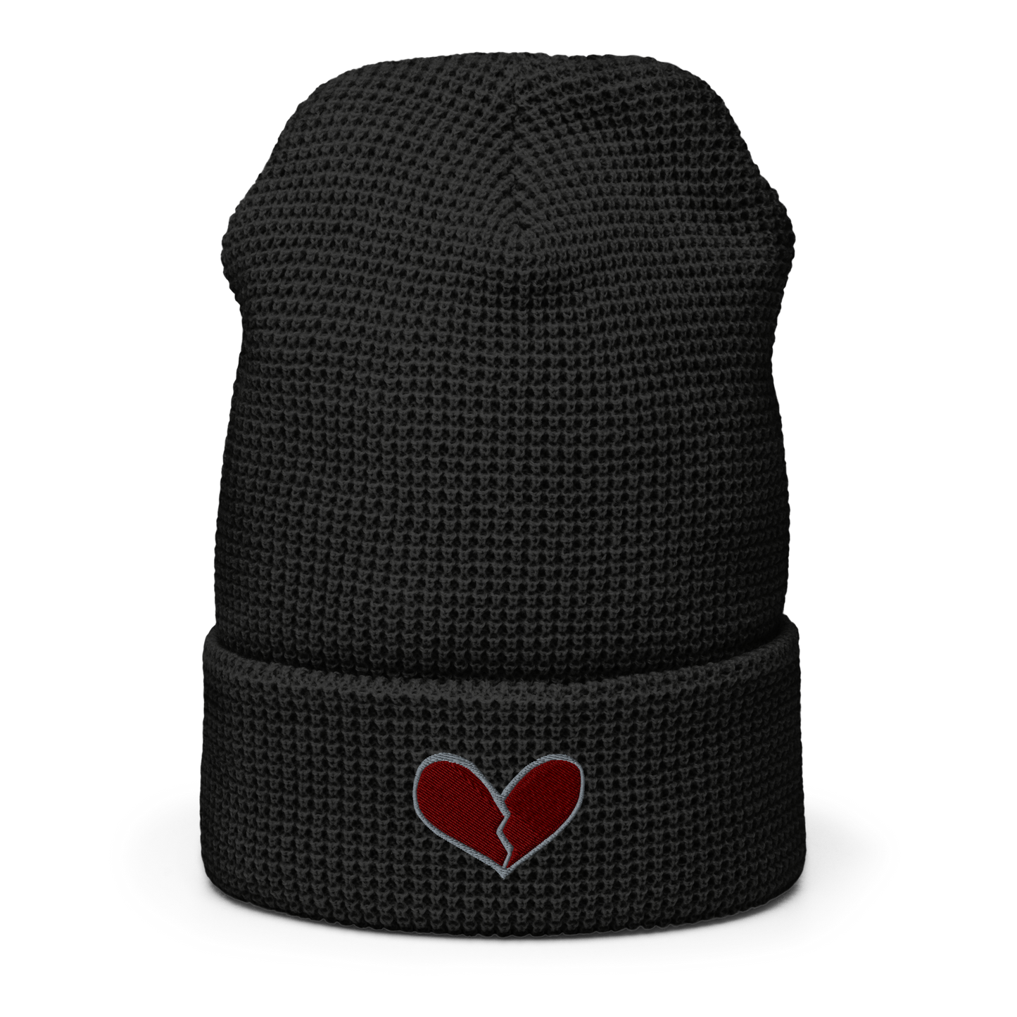 Emo Heart Waffle Beanie