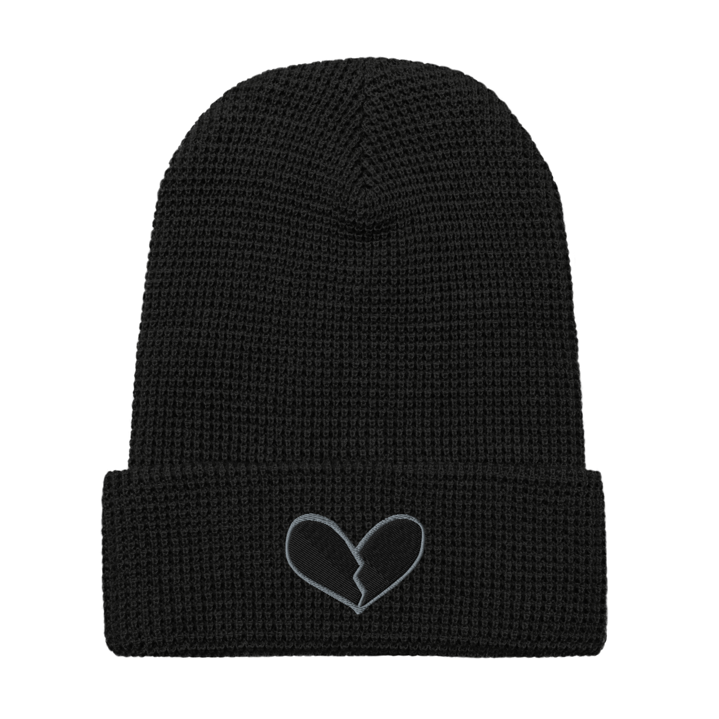 Emo Heart Waffle Beanie