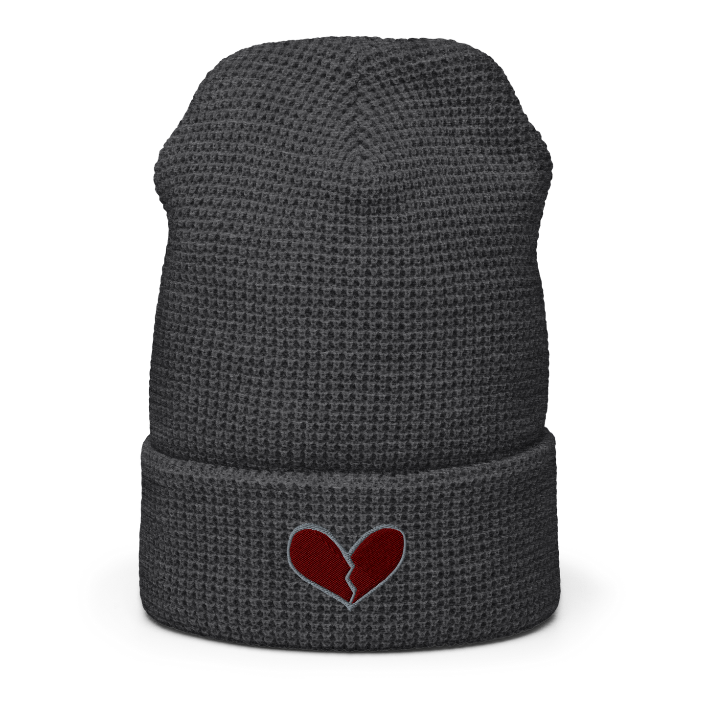 Emo Heart Waffle Beanie