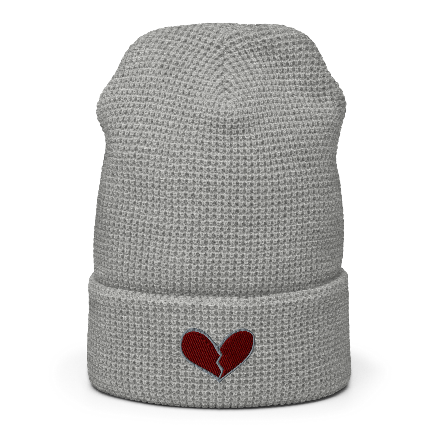 Emo Heart Waffle Beanie