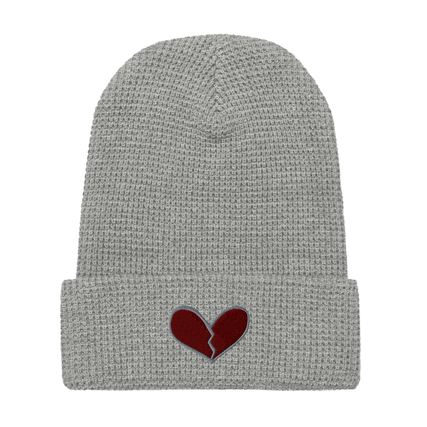 Emo Heart Waffle Beanie