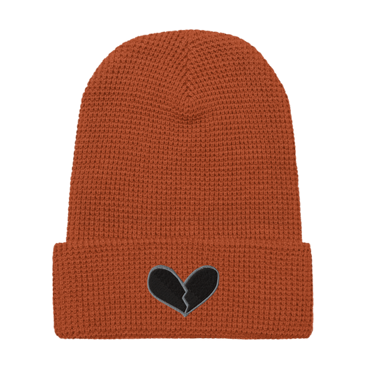 Emo Heart Waffle Beanie